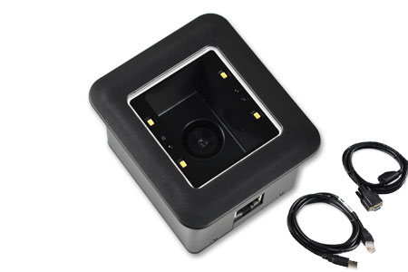 LV4500R手機二維碼掃描器嵌入集成時使用，有配備USB口和RS232串口接口